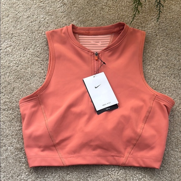 Nike Women's Coral Dri-FIT Sports Bra Top. - Picture 2 of 6